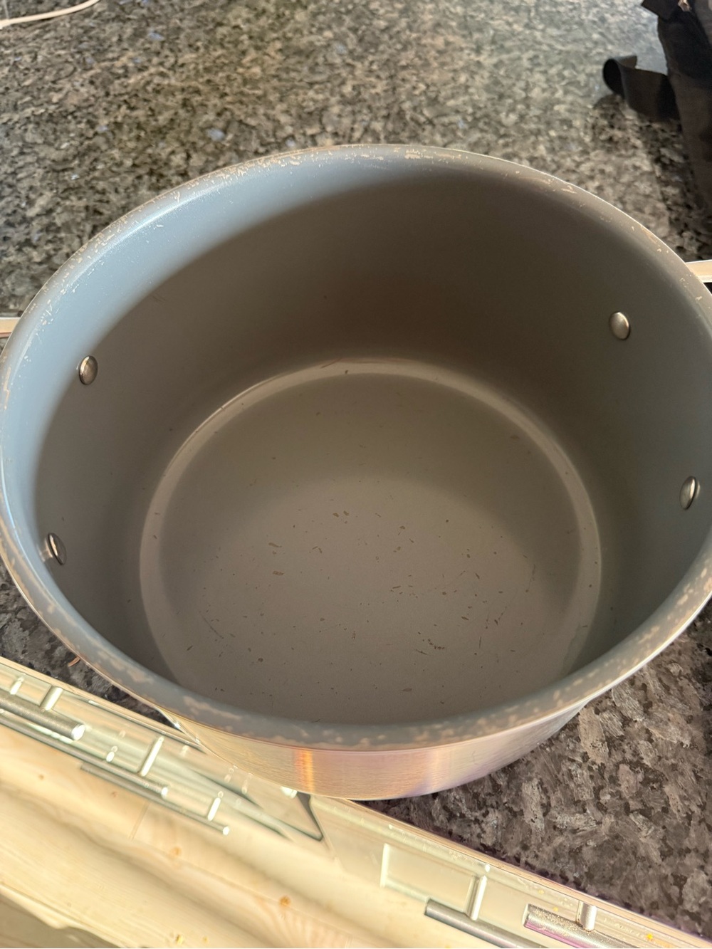 ZWILLING J.A. Henckels Gray Stock Pot with Riveted Handles